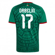 Mexico Orbelin Pineda #17 Hjemmedrakt VM 2026 Kortermet